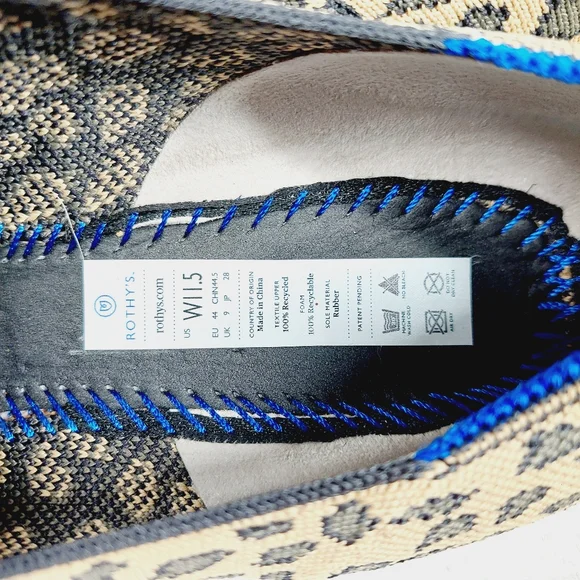 New Rothy's Spotted The Loafer Leopard Print Slip On Round Toe Loafers T433 - Picture 7 of 10